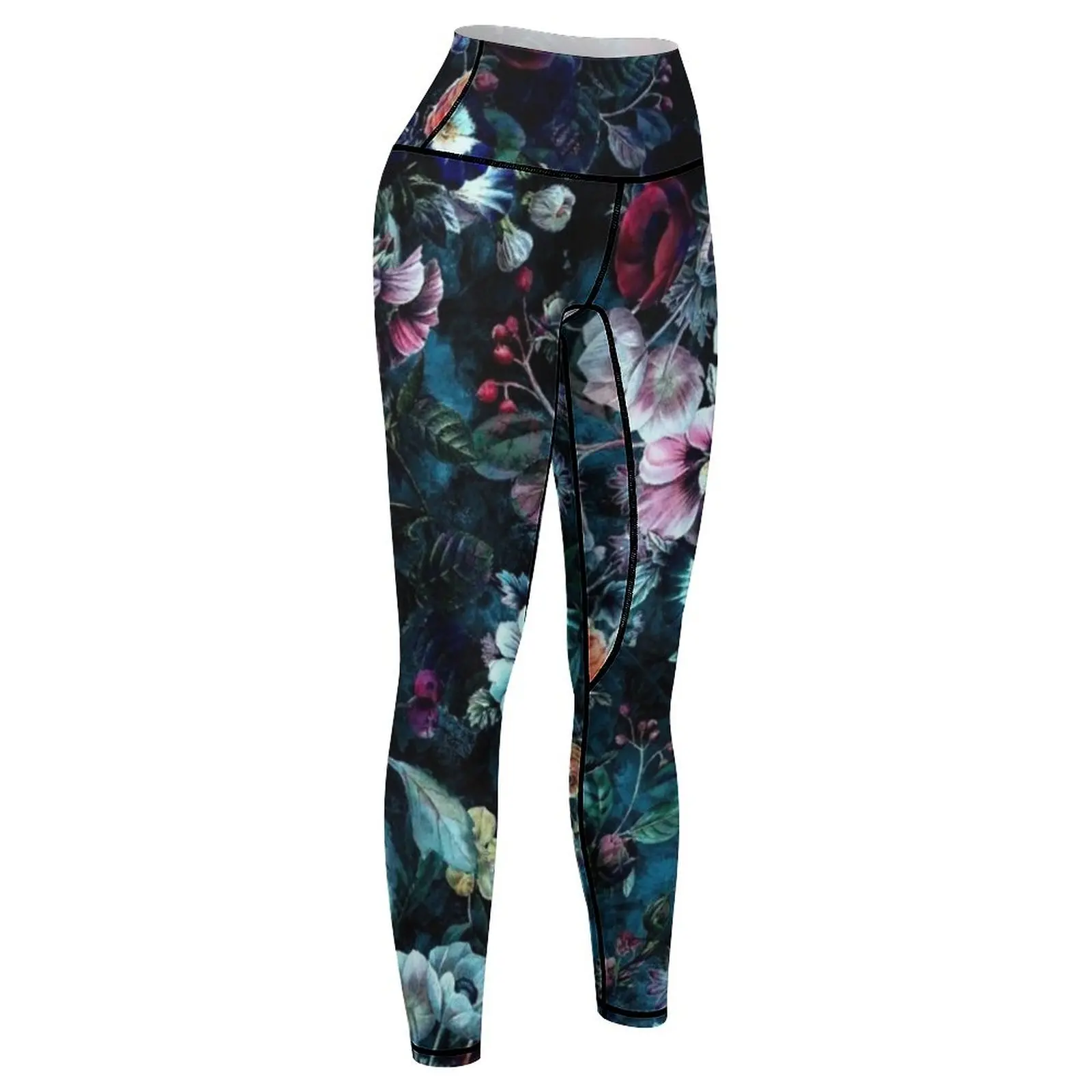 Night Garden Leggings legging gym Pants sport push up fitness Womens Leggings