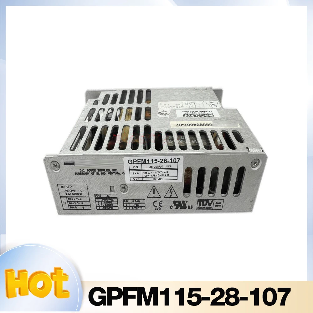 GPFM115-28-107 For CONDOR Industrial Medical power supply +28V4.1A+28V1.78A