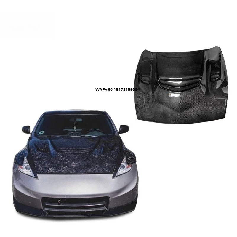 

New 370Z Carbon Fiber Hood Modification with Bolts and Screws