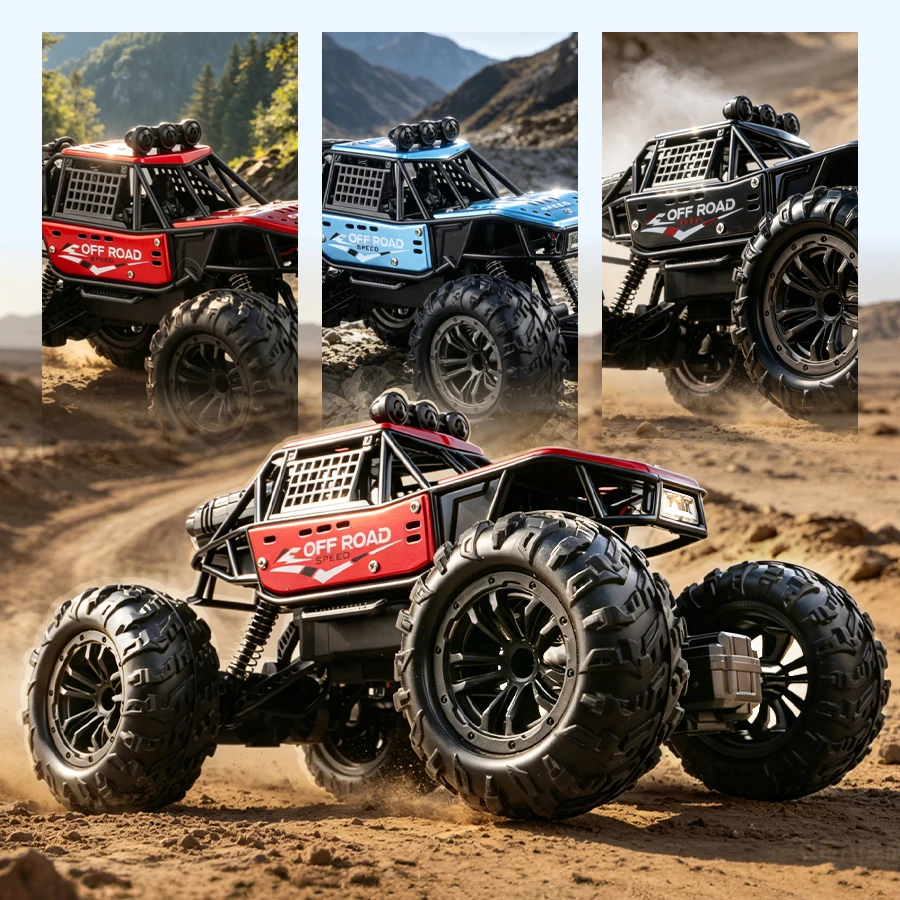 2.4gリモコンオフロード合金車、ショックアブソーバー付き、 - Rc Hobby Grade Car のレビューと価格