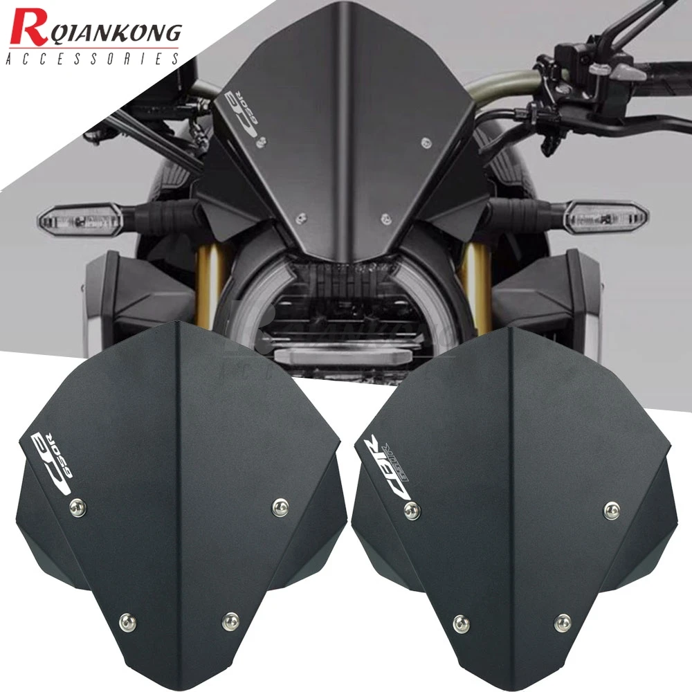 

Motorcycle Windshield For Honda CBR650R CB650R Neo Sports Cafe 2019 2020 2021 2022 2023 2024 2025 2026 Windscreen Wind Deflector
