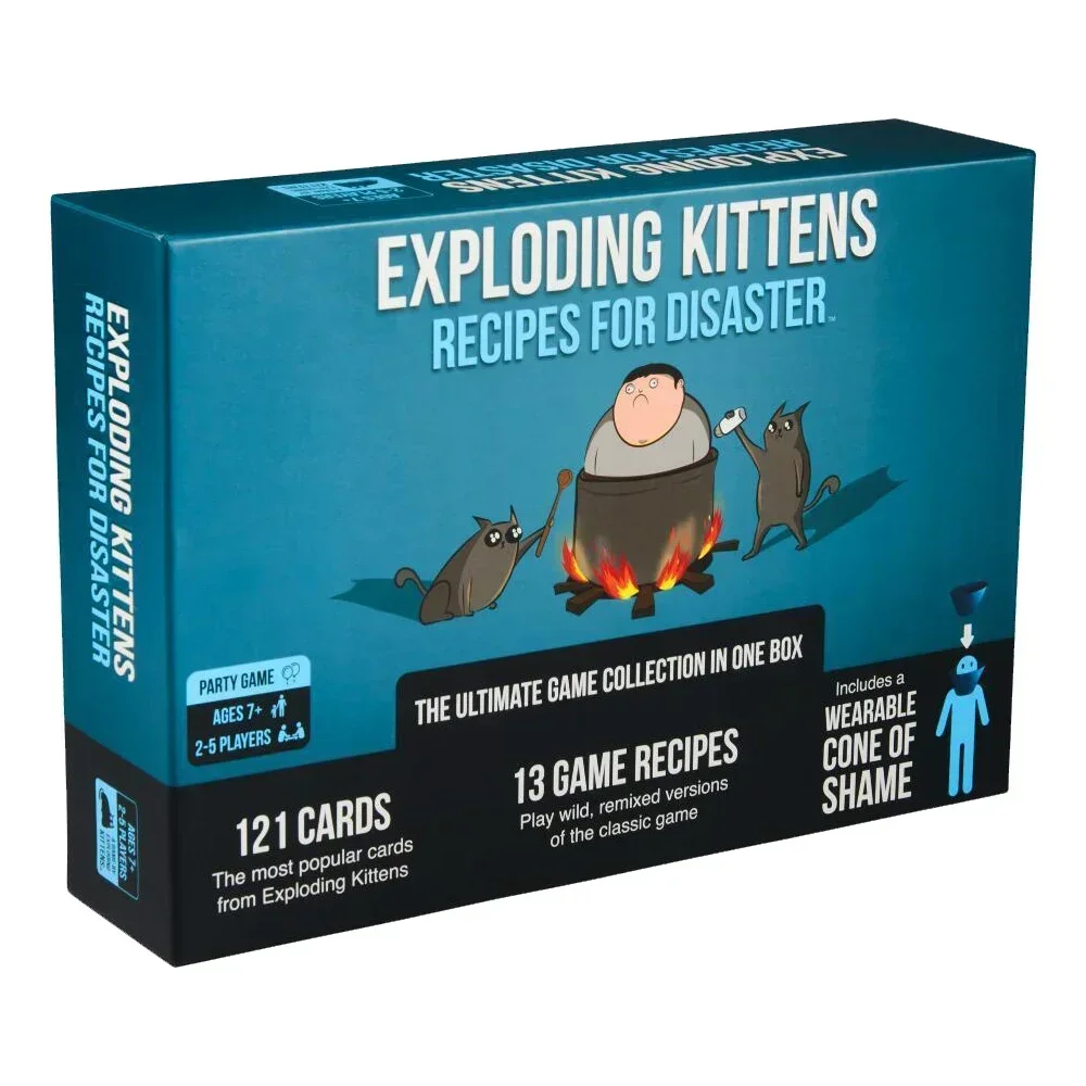 Exploding Kittens Recipes for Disaster Family Party Table Game Adult Board Toy Multiplayer Cards Game Suitable For Holiday Gift