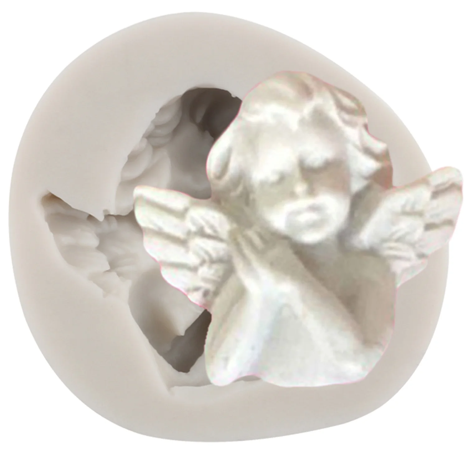 Cupid Little Angel Silicone Fondant Molds DIY Boy Cake Decorating Tools Chocolate Candy Clay Cupcake Mold Kitchen Baking Moulds