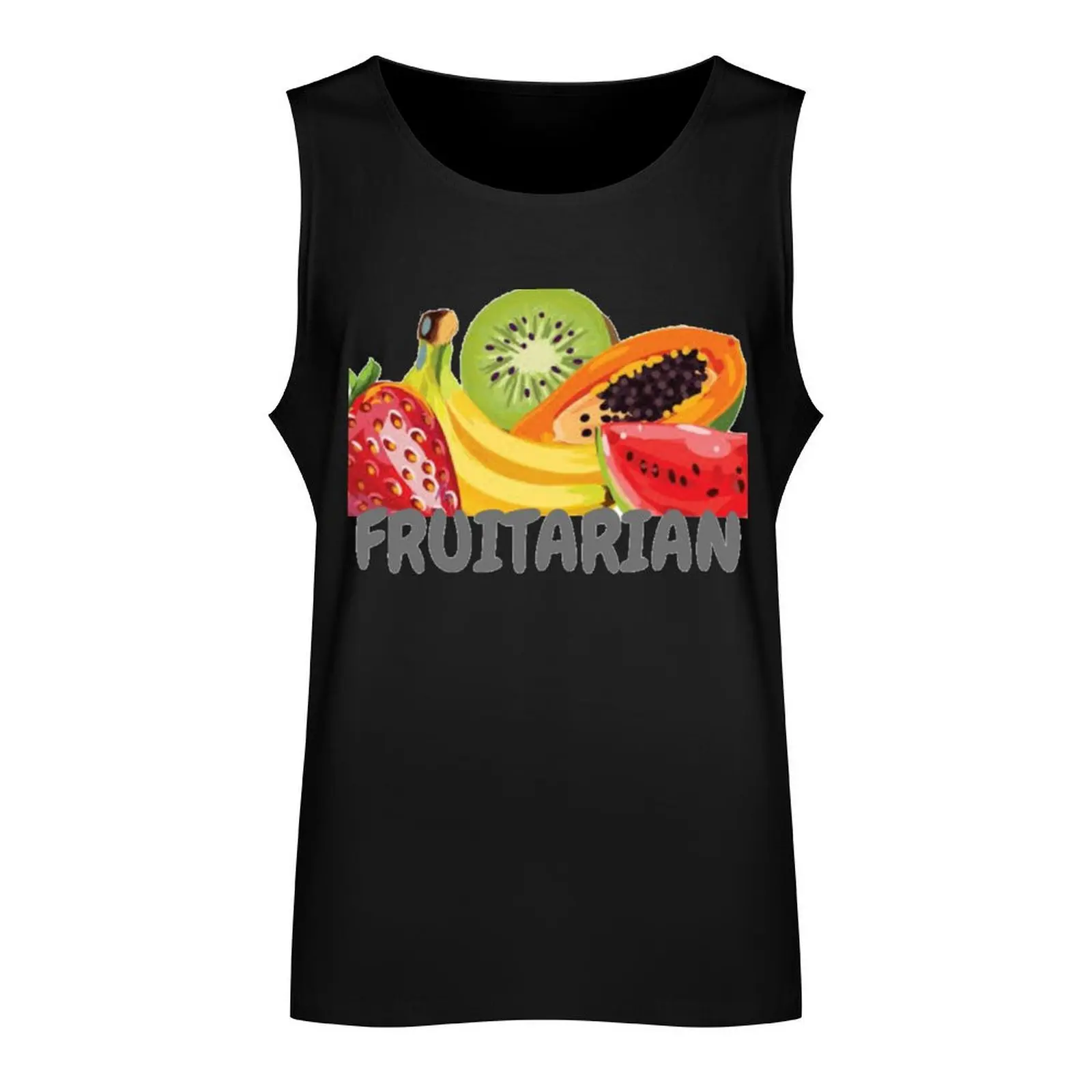 FRUITARIAN By Hippie Island Tank Top t shirt gym accessories men Short sleeve plain t-shirt