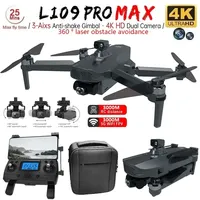 L109 PRO MAX GPS Drone 4K Professional 3-Axis PTZ HD Dual Camera 5G WIFI FPV 360° Laser Obstacle Avoidance Brushless Motor Drone