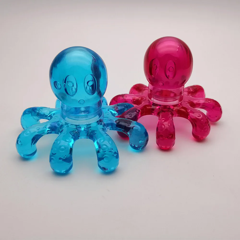 Octopus Shaped Manual Body Massager Mini  Plastic Material Massage Tools For Full Body Relaxtion Portable Daily Head Massagers