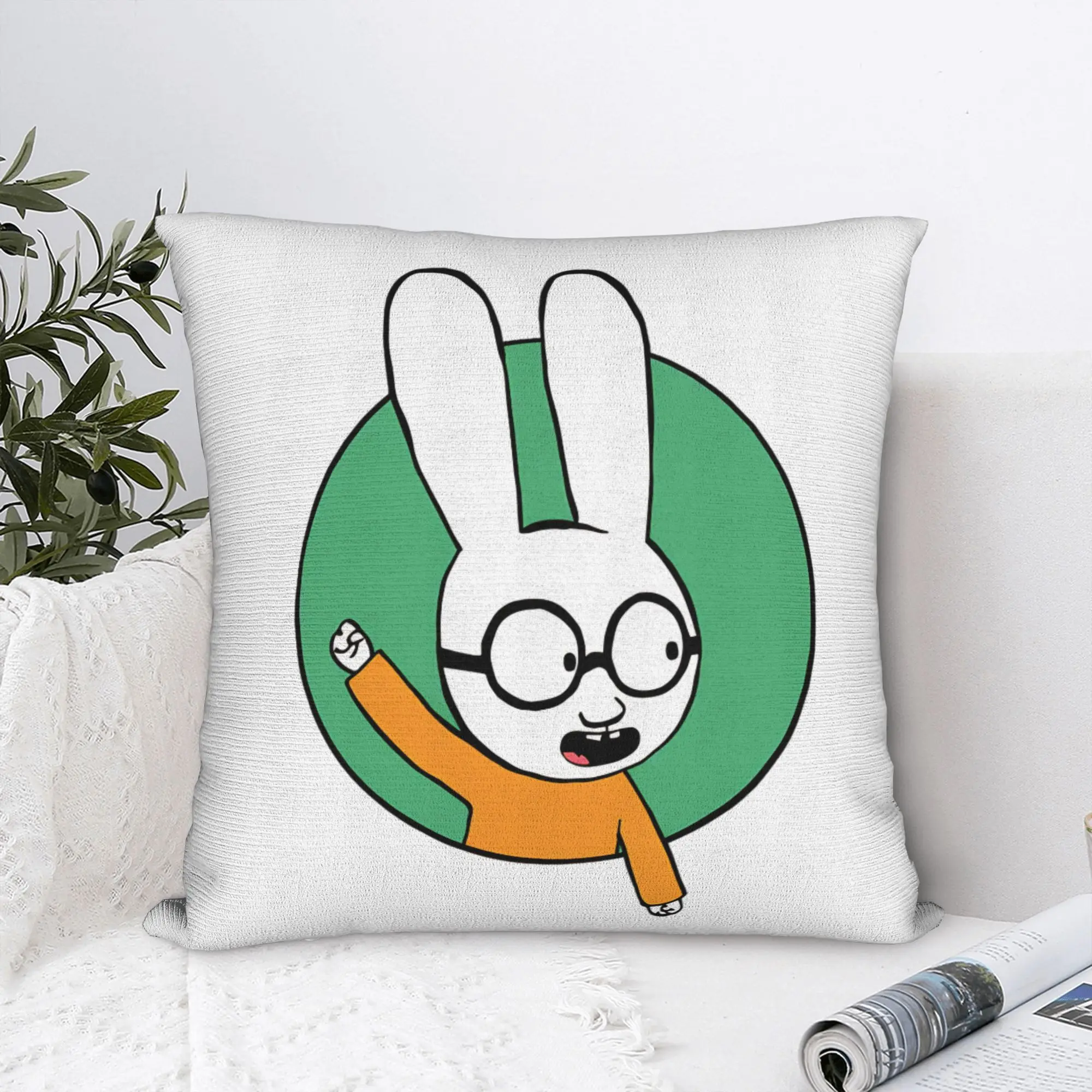 Simons Super Rabbit Ferdinand Square Pillow Cases  Cushion Cover Awesome Zipper Decorative Pillowcase for Car 18