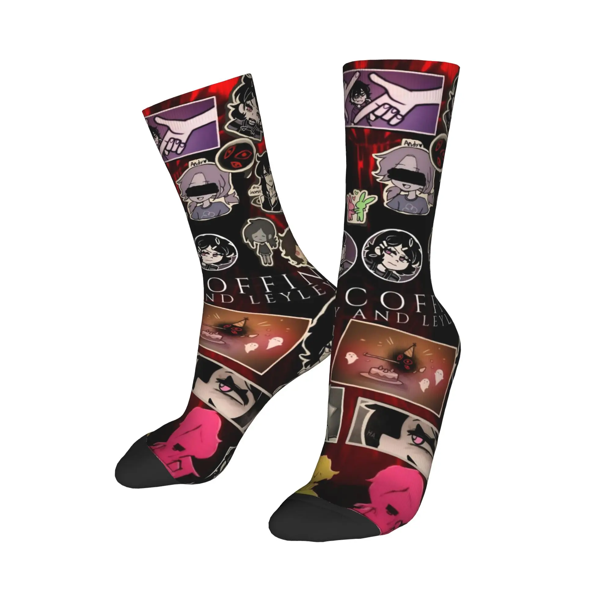 

Носки The Coffin of Andy and Leyley Games, товары для мужчин и женщин, уютные носки, супер мягкий подарок на день рождения