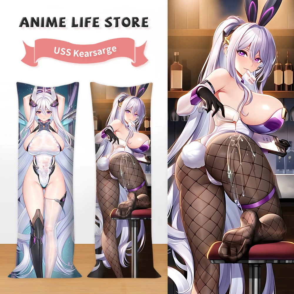 

Azur Lane USS Kearsarge Cosplay Pillowcase Anime Dakimakura 2WAY Hugging Body Pillow Decorative Throw Pillow Cover Xmas Gifts