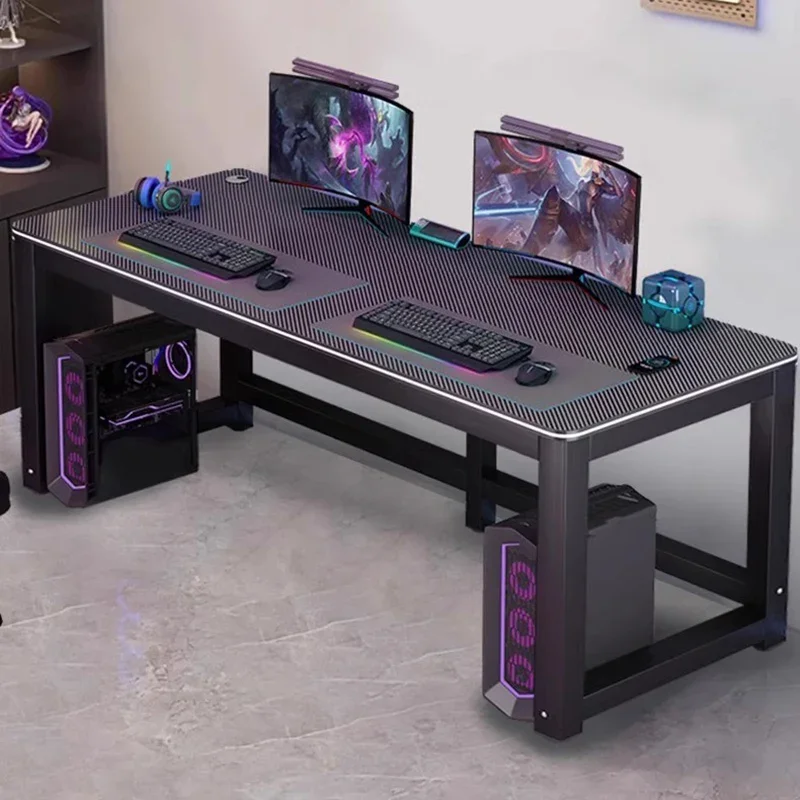 

Bedroom Home Computer Desks Standing Writing Storage Gaming Mirror Desk Storage Modern Square Ordinateur Office Work Furniture