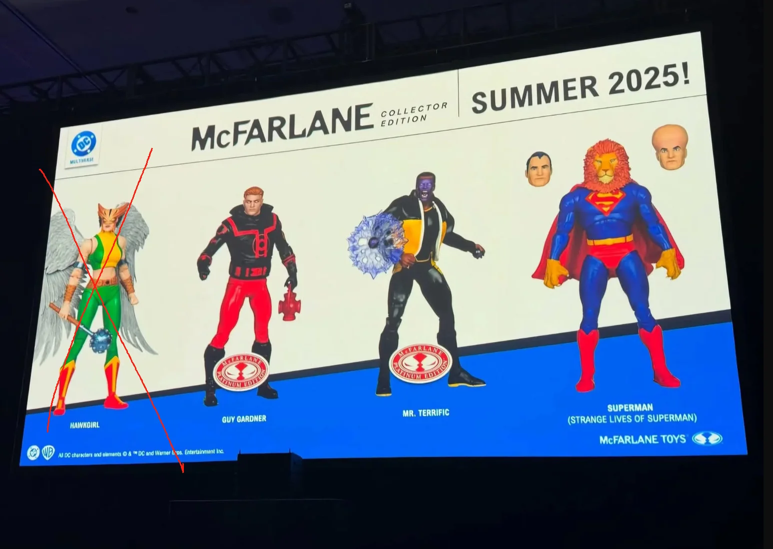 Mcfarlane Green Lantern Guy Gardner Mr Terrific Superman STRANGE LIVES OF SUPERMAN Action Figure