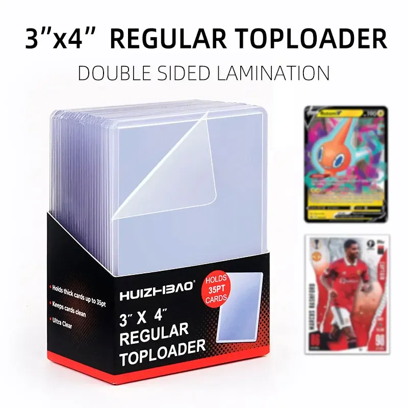 35pt 55pt 75pt 100pt 130pt 180pt 260pt 360pt top loader protector holder trading storage card for Football baseball sport cards