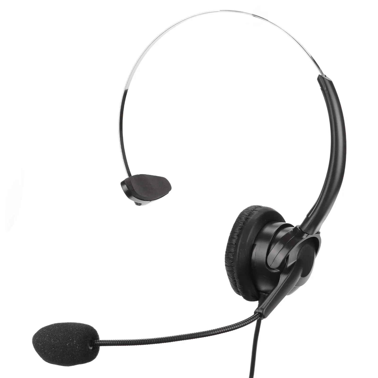 RJ9 Plug Telephone Headset with 330 Degree Adjustable Microphone for Home and Call Center Office Landline Phone