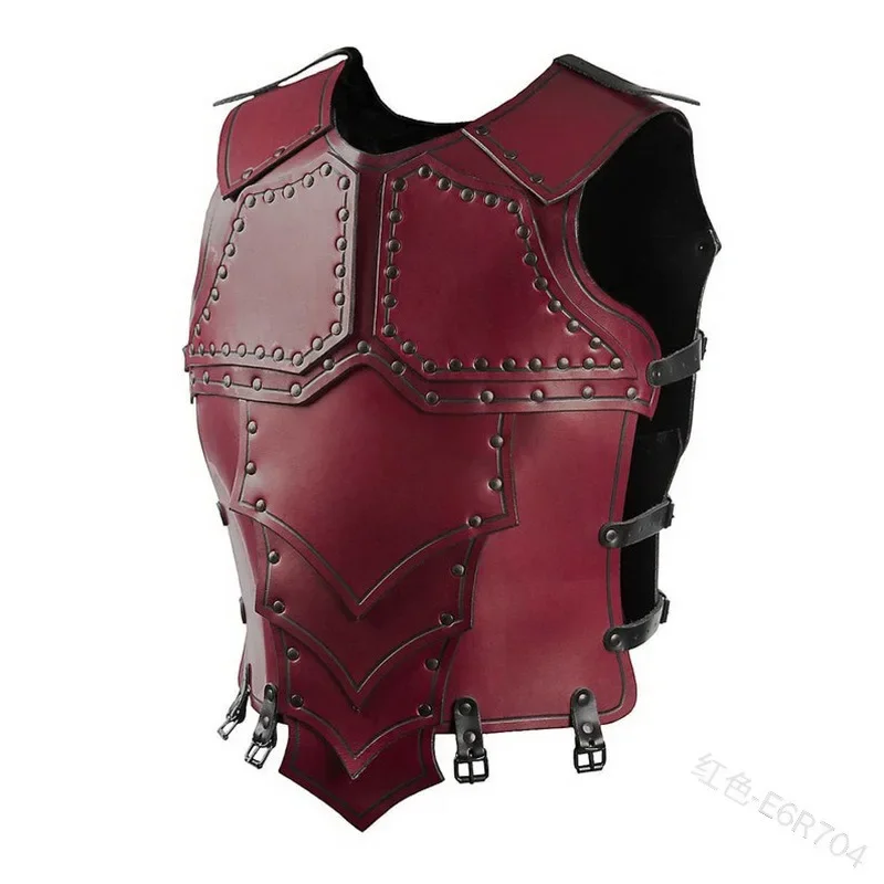 Medieval Viking Knight Samurai Costume Leather Chest Armor Protector Larp Battle Gear Accessory Dragon Scale Breastplate For Men
