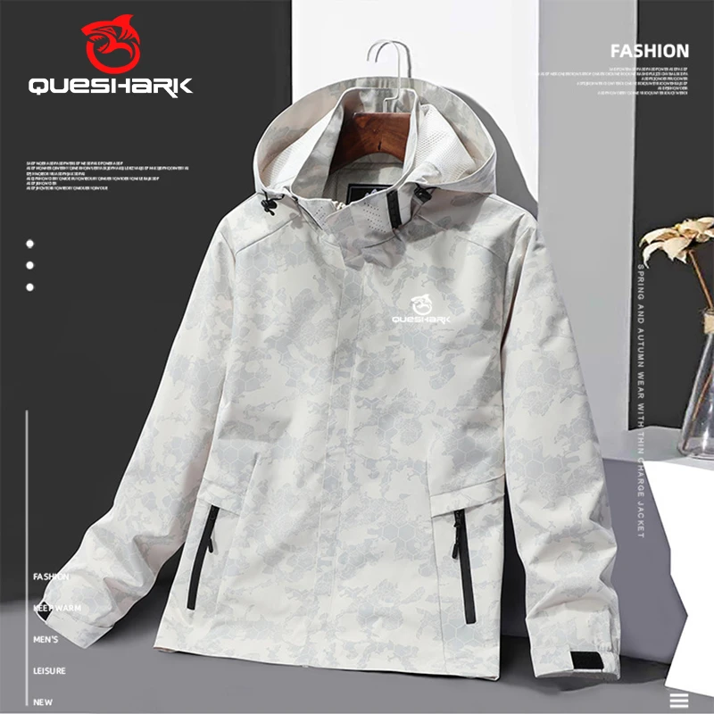 QUESHARK Women Camouflage Waterproof Windproof Softshell Cycling Jacket MTB Bicycle Spring Autumn Windbreaker Bike Coat Jersey