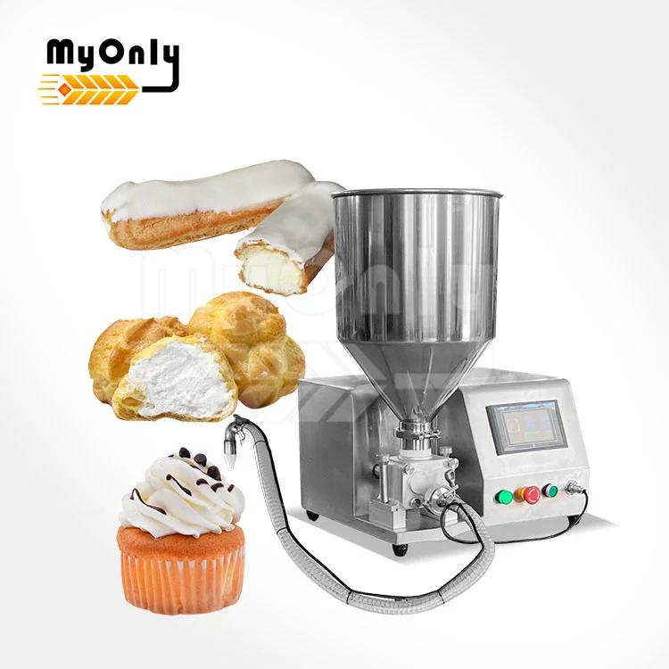 

MY Automatic Electric Cream Puff Filler Dispenser Pastry Inject English Cake Fill Machine for Donut
