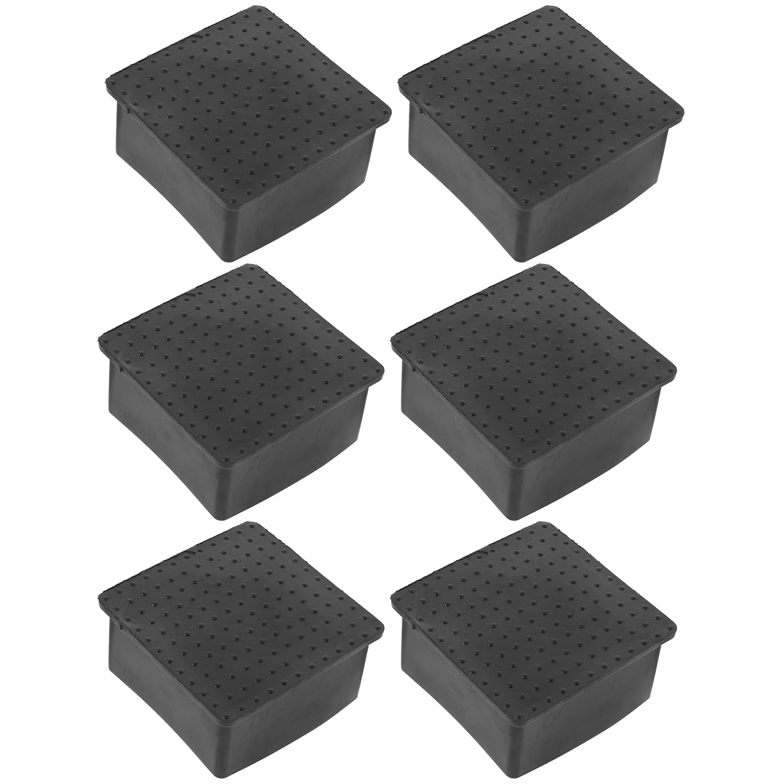 

6Pcs PVC Furniture Leg Protectors Chair Floor Caps Durable Non Scratch Cover for Hardwood Floors Deck Post Base