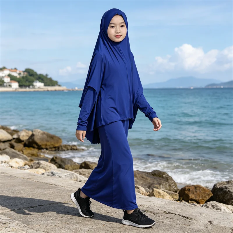 Vestido de Oração para Meninas do Oriente Médio, Hijab, Abaya, Burqa, Caftan, Khimar, Jalabiya, Roupas Islâmicas para Eid e Ramadan