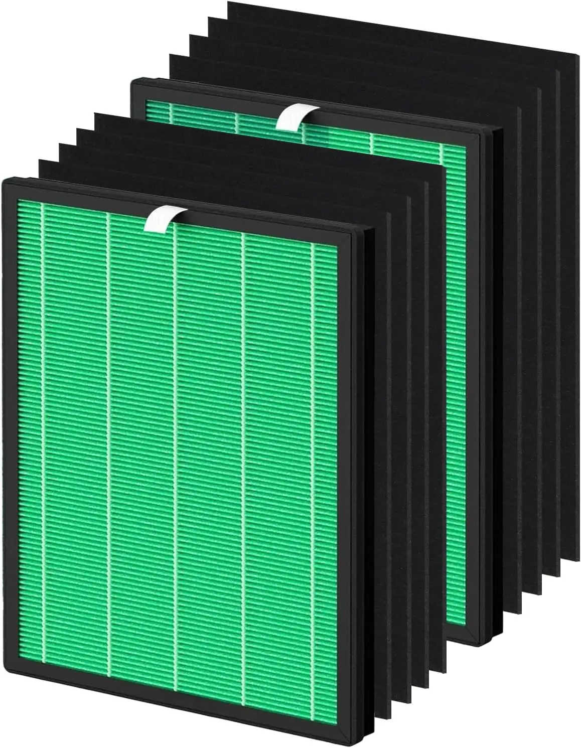 

Сменный фильтр Airmega 150, совместимый с очистителем воздуха Airmega 150, 2 зеленых фильтра True HEPA и 8 фильтров с активированным углем, AP