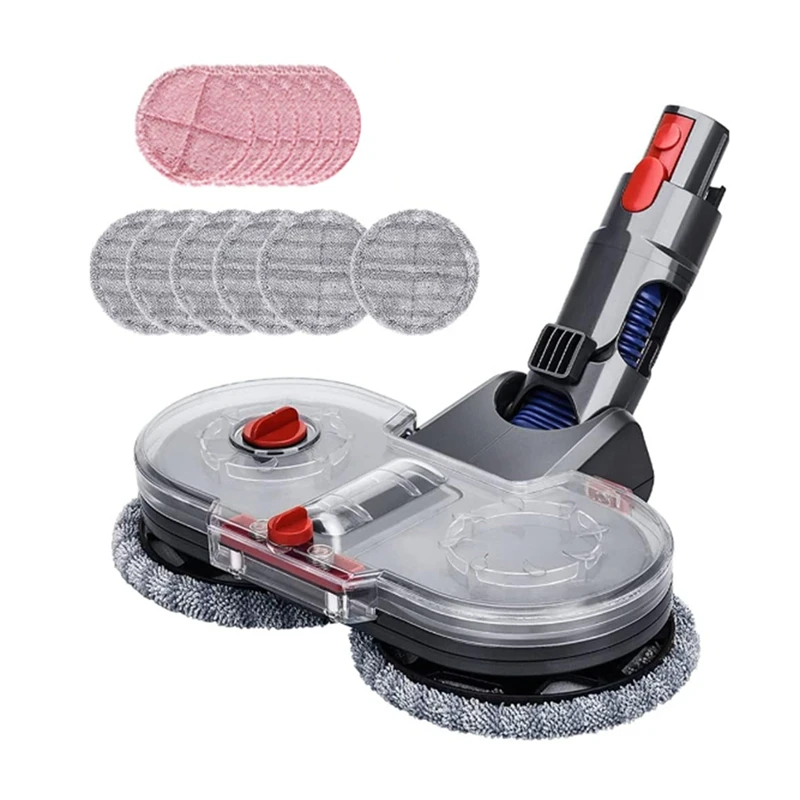 Top Sale Electric Mop Head For Dyson V15 V11 V10 V8 V7 Vacuum Cleaners Attachment With Detachable Water Tank 12 Reusable Mop Pad