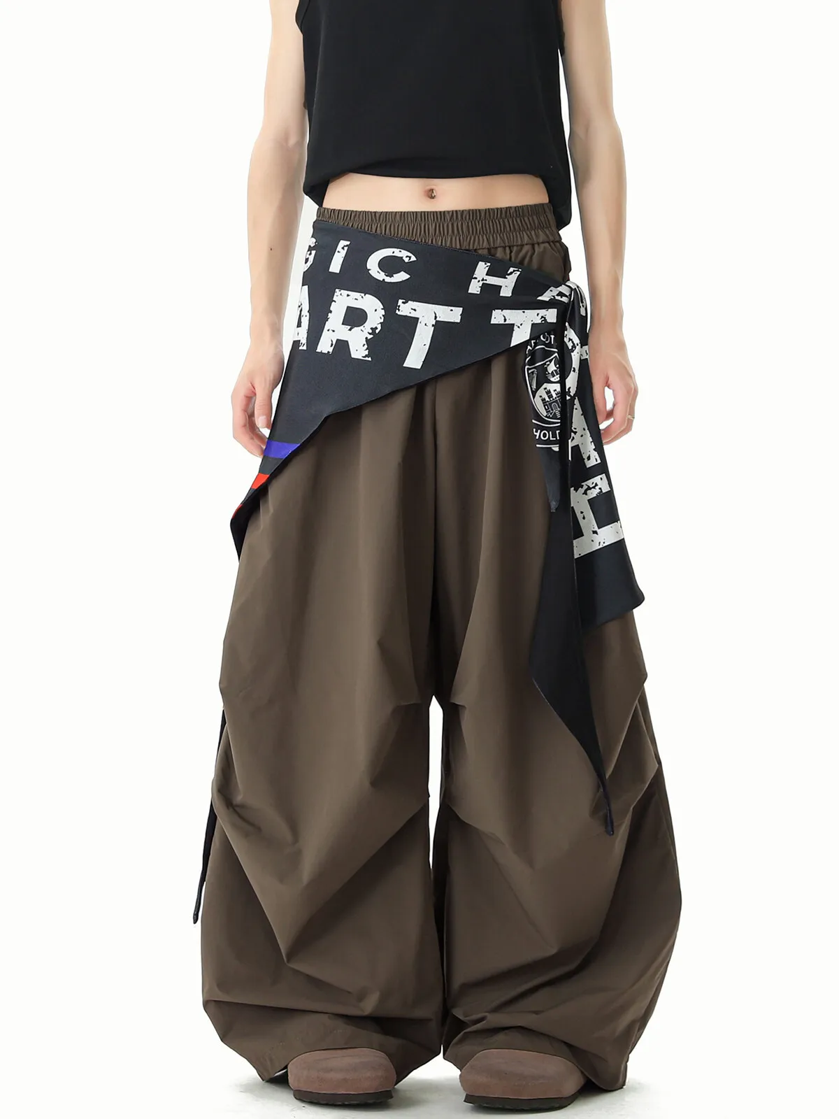 

Широкие брюки в американском ретро-стиле, летние брюки в стиле хип-хоп, утилитарные брюки с защипами, мужские и женские повседневные брюки прямого кроя