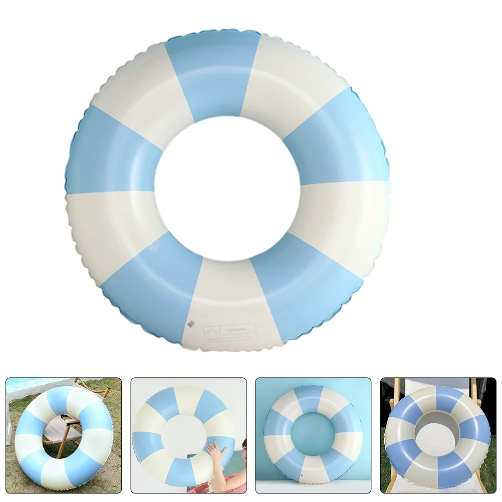 

Striped Pool Float Swimming Inflatable Lifebuoy Kids Outdoor Ring Baby Beach Toys