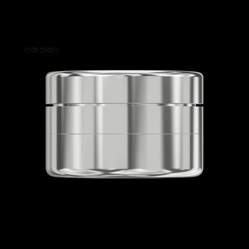 Bearing Grinder, Stainless Steel Round Threadless Herb Grinder, Magnetic Closure