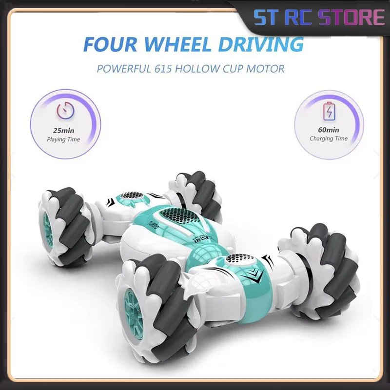 New Gesture-Induced Torsion Car Remote Control Car RC Cross-Country Climbing Four-Wheel Drive Stunt Deformation Drift Racing Toy