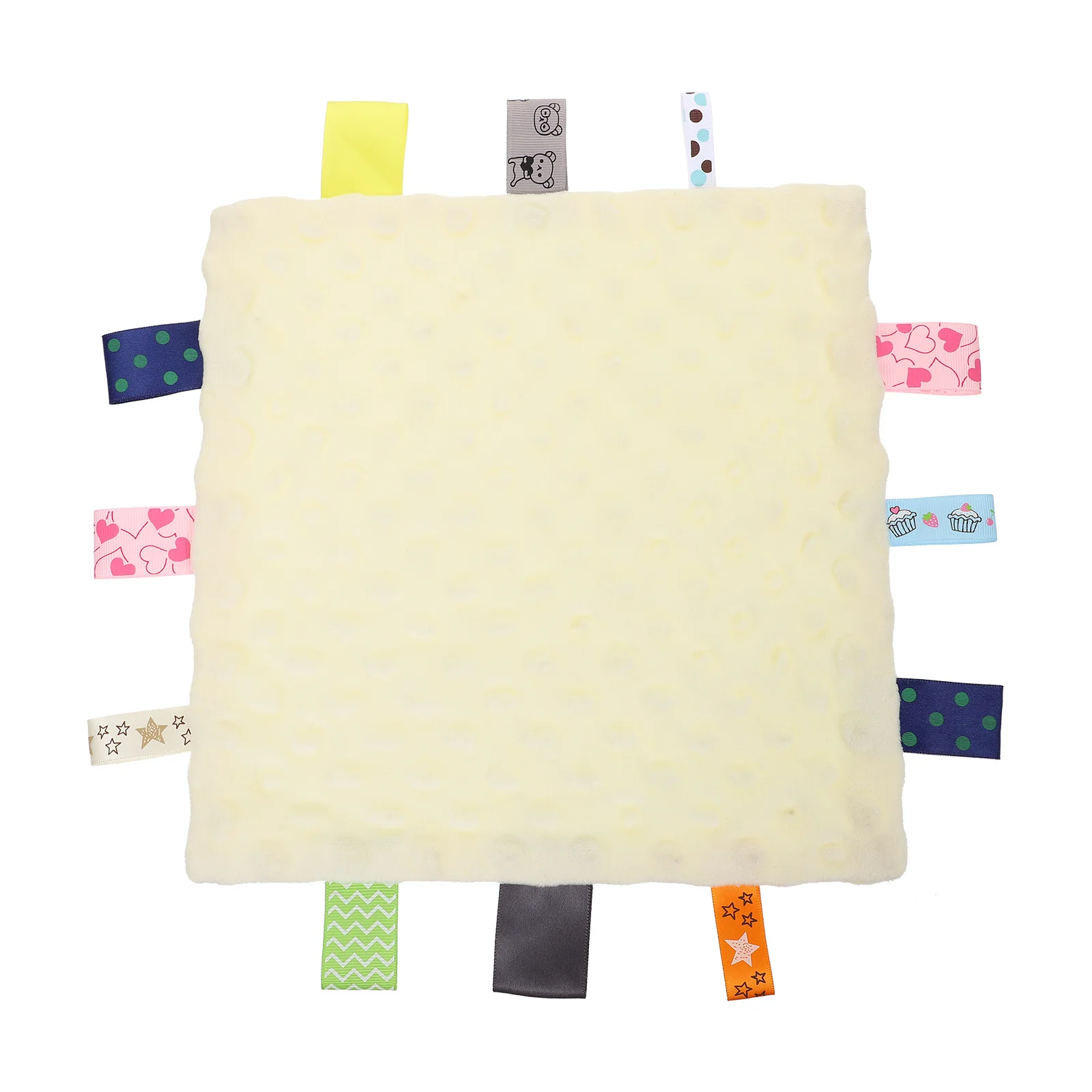 بطانية مهدئة بتصميم علامة كرتونية، لهاية للمواليد الجدد للنوم، منشفة لعاب الأطفال لتخفيف القلق، منشفة للرضع