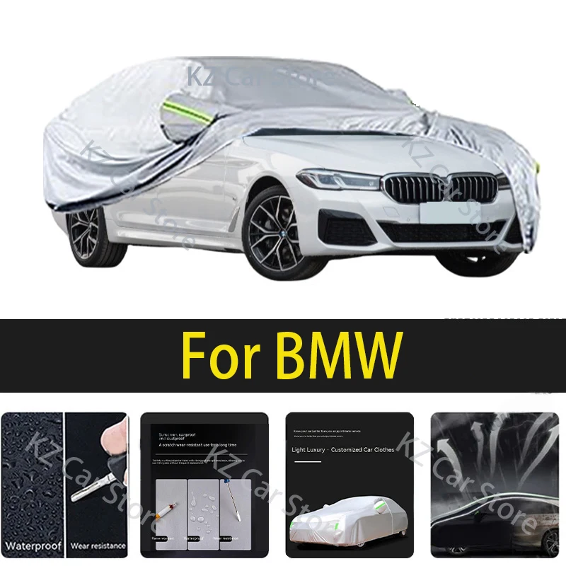 

Автомобильный чехол, водонепроницаемый, защита от солнца, снега и дождя, хлопковый чехол для BMW 5 серии E12 E28 E39 E60 E61 F10 F11 F07 F18