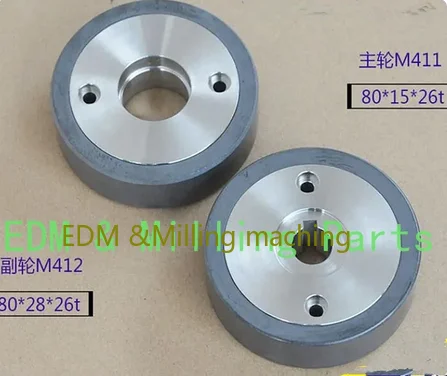 1PC/1Set CNC Wire EDM Machine M411 M412 Roller 055C662G51 X055C663G51 80*15*26t 80*28*26t For MV1200/MV2400 Service