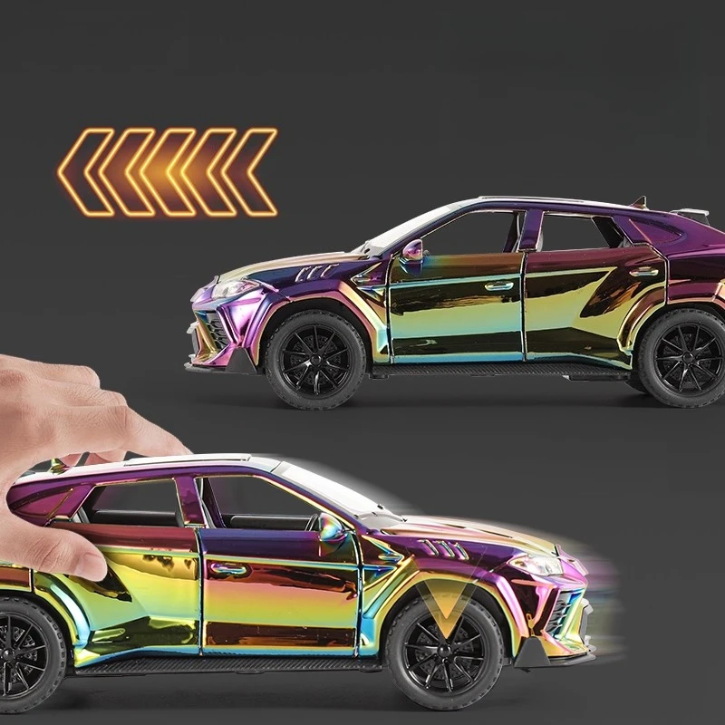 1:32 URUS Bison Mansory SUV Alloy Model Car Toy Diecasts Metal Casting Sound and Light Car Toys For Children Vehicle