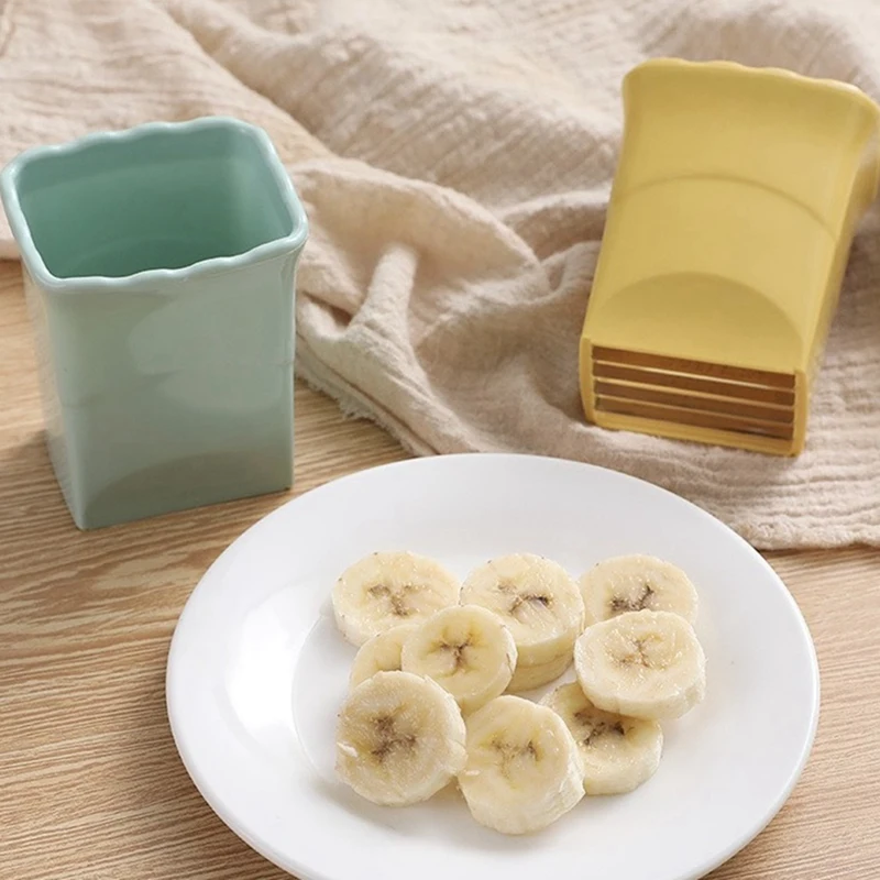 เครื่องหั่นถ้วยสแตนเลส3ชิ้นเครื่องหั่นผลไม้ที่ตัดไข่เครื่องหั่นกล้วยสตรอเบอร์รี่เครื่องหั่นผักผลไม้