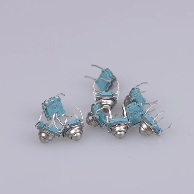 10pcs/set High Quality TS-F007 7*7 Metal Steel Ball Reset Switch DIP Type 4 Pin Tactile Switch Accessories