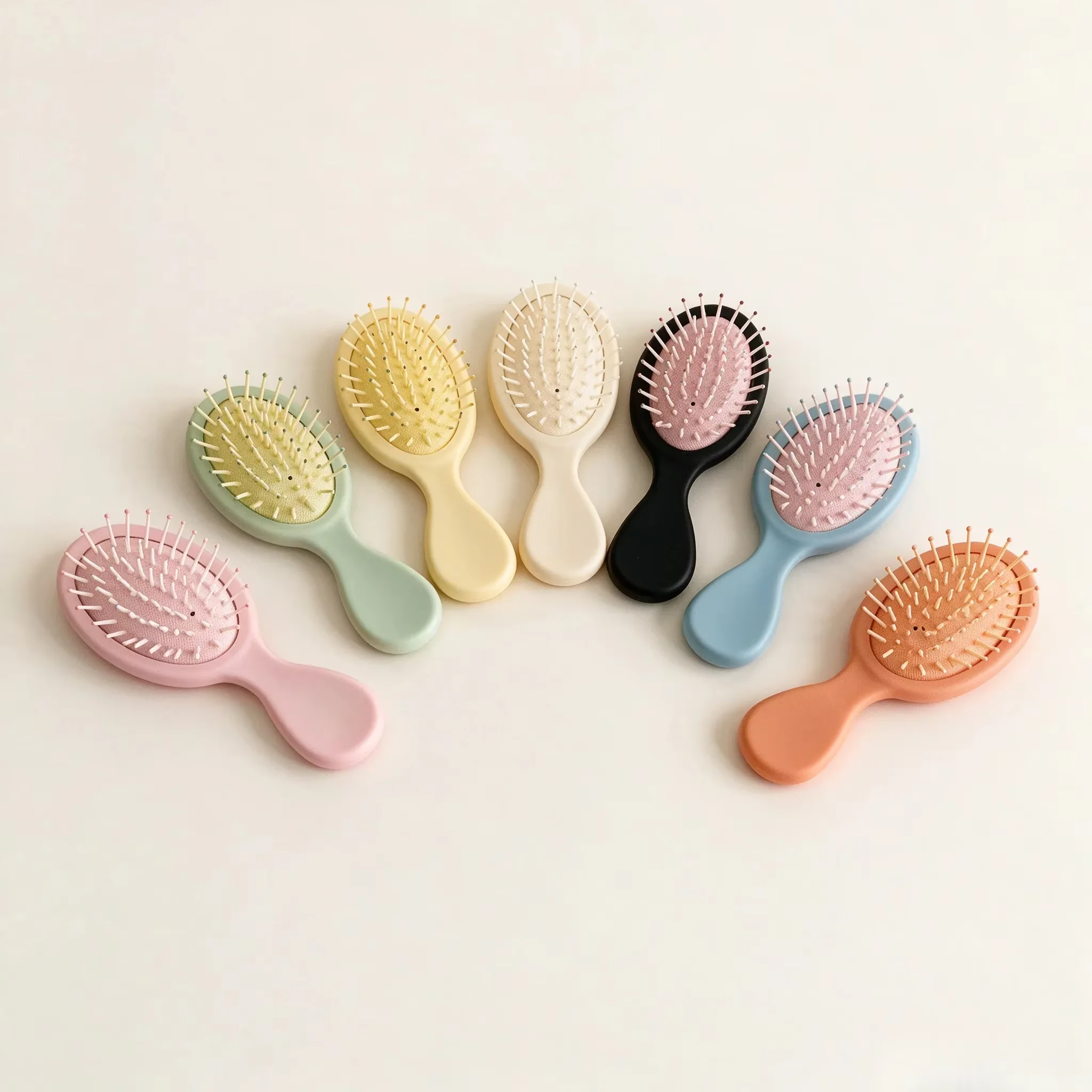 5 Mini-Luftkissenkämme, tragbare kleine Luftkissen-Massagebürsten, Reisebürste für nasses Haar, geeignet für die meisten Haartypen, Reisebürste. – Detail 2