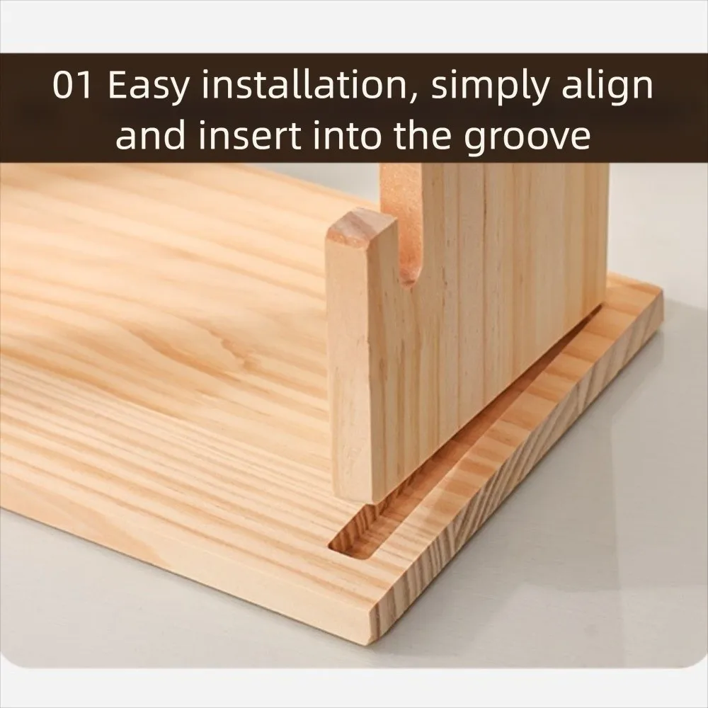 

4/6 Tier Detachable Jewelry Holder Multi-functional Jewelry Organizer Wooden Jewelry Display Stand Durable Space Saving