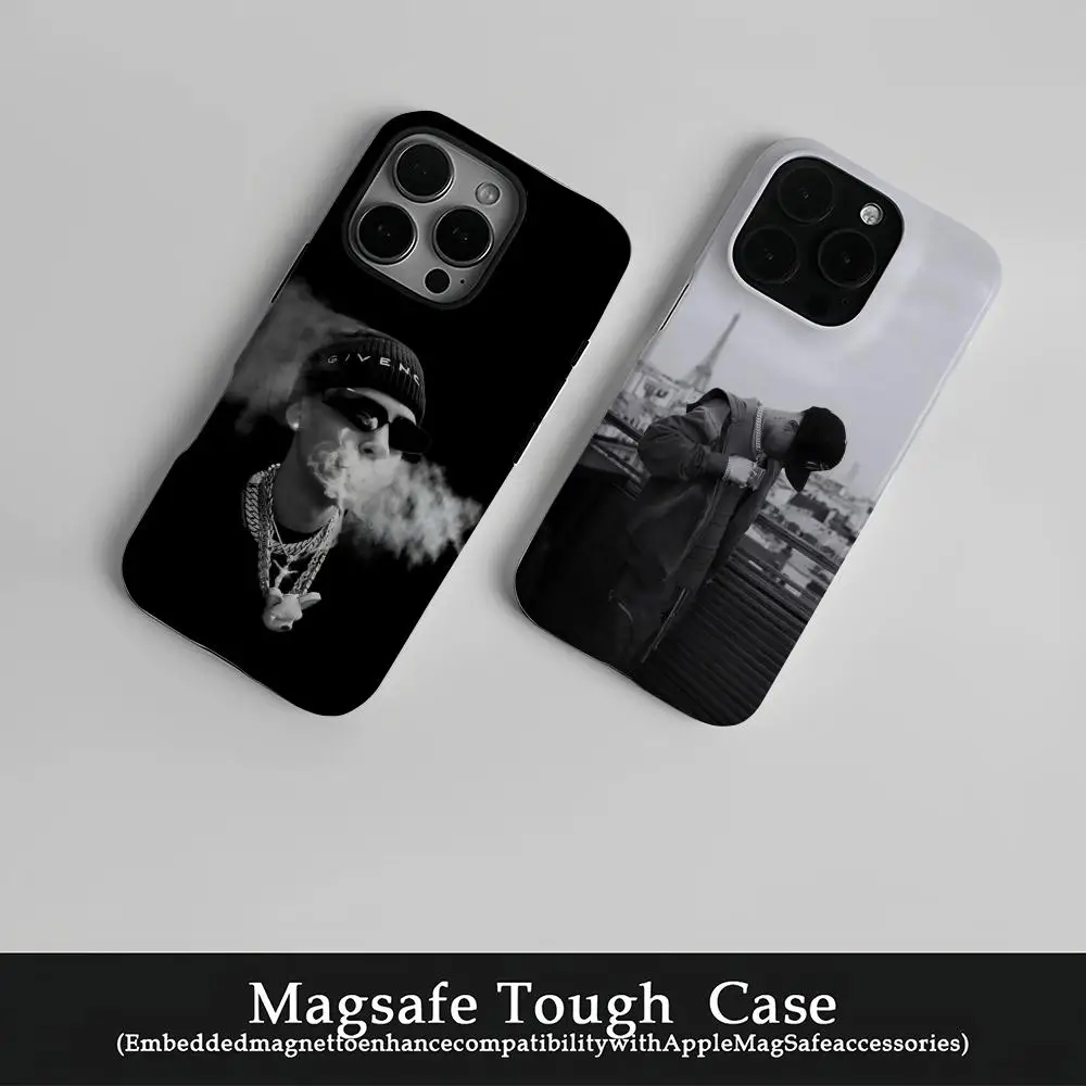 

C-Cris MJ Singer Phone Case Film Korean INS for iPhone 16 15 14 13 12 11 Pro Max Plus Luxury Magnetic Double-layer Cover