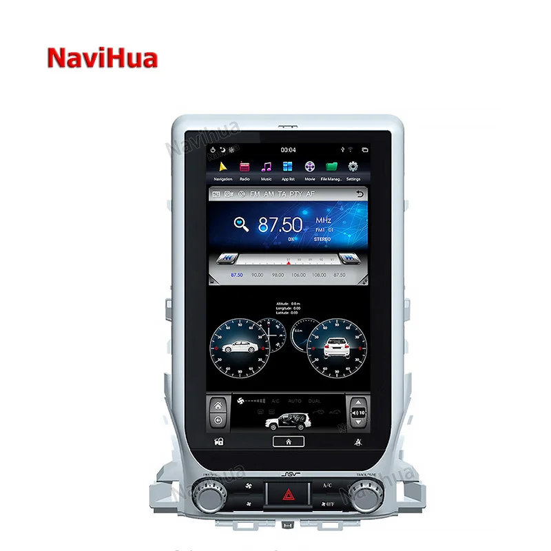 NAVIHUA 16'' For Toyota for land cruiser 2016 New Upgrades For Tesla Android Car dvd player Touch Screen GPS Navigation