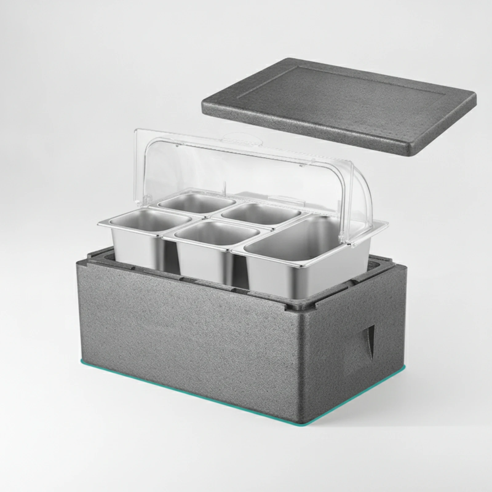 Insulated Storage Box Lightweight Insulated Food Box Container Easy to Clean Odor-Resistant for Caterers, Catering
