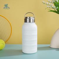 Double Wall Thermos Water Bottles Portable Handle 750ml/1000ml Insulated Water Bottle Durable Leakproof Design