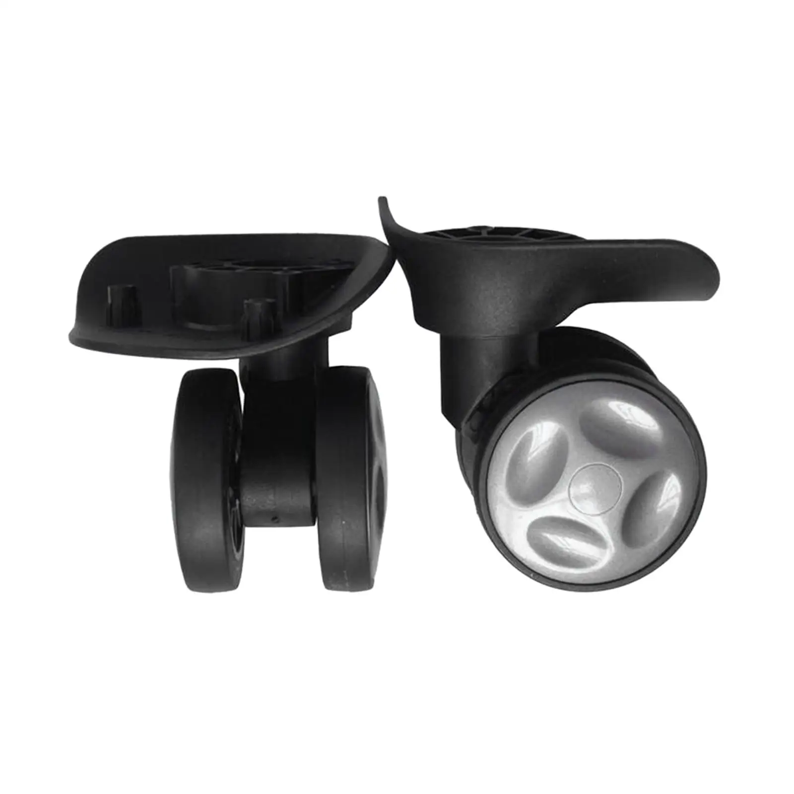 2 Pieces 360 Swivel Luggage Replacement Wheels Wear Resistant Repair Luggage Wheels for Trolley Case Luggage Box Shopping Carts