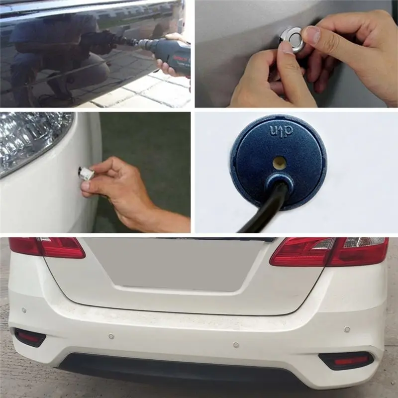Leading-8 Parking Sensor Parktronic Car Automobile Reversing Radar Electronics Rear Auto Detector Backing Assistance Buzzer