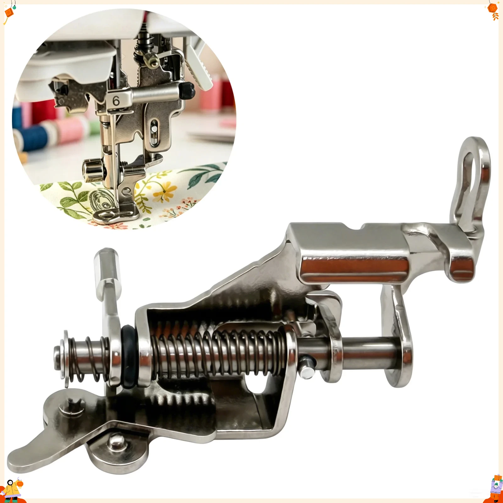 #XD0474051 Embroidery Quilting Q Foot For Brother PE900 SE2000 SE700 SE1900 CE8100 HE1 HE-240 LB6800 Sewing Machine Accessories