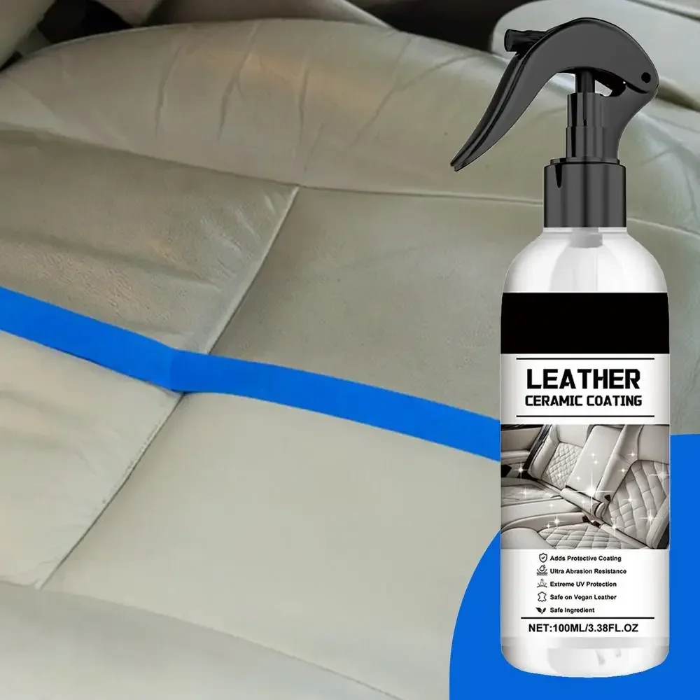 

Car Leather Cleaner Multipurpose Automotive Polishing Agent 100ml Car Detailing Kit Leather Conditioner Scratch Repair Car Truck