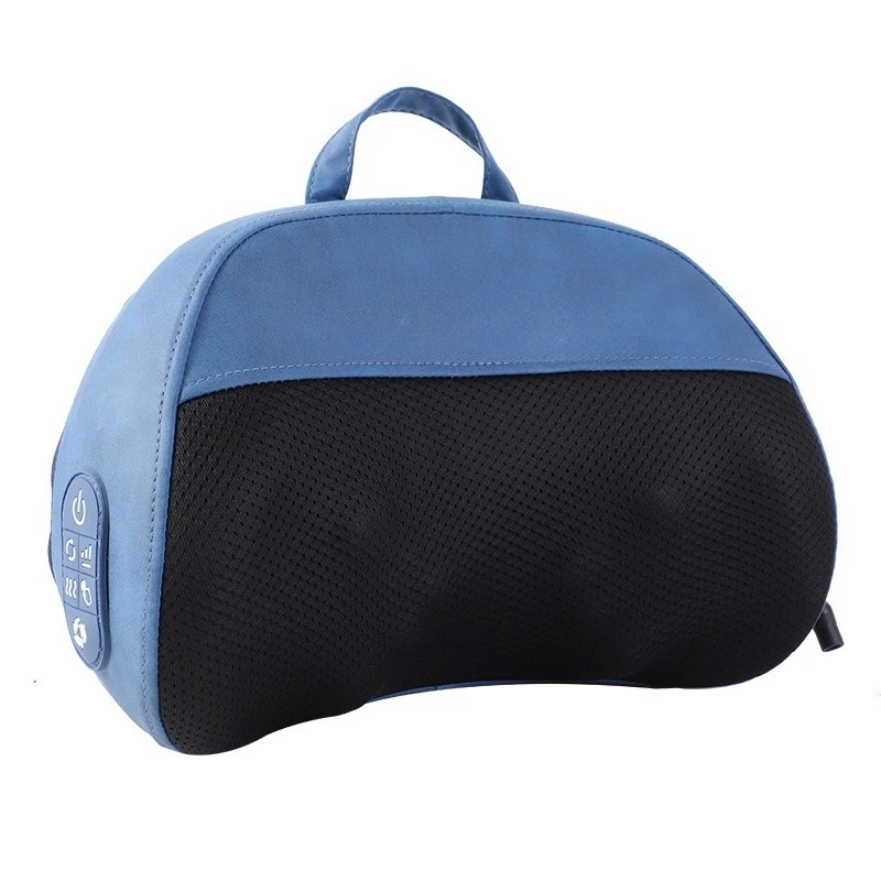 Electric Massage Pillow Neck Waist Back Shoulder Multi‑function Heating Cervical Massager For Home Use