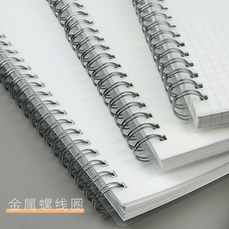 B5 A5 A6 Notebook Spiral Book Coil To Do List Lined Dot Blank Grid Paper Diary For School Stationery