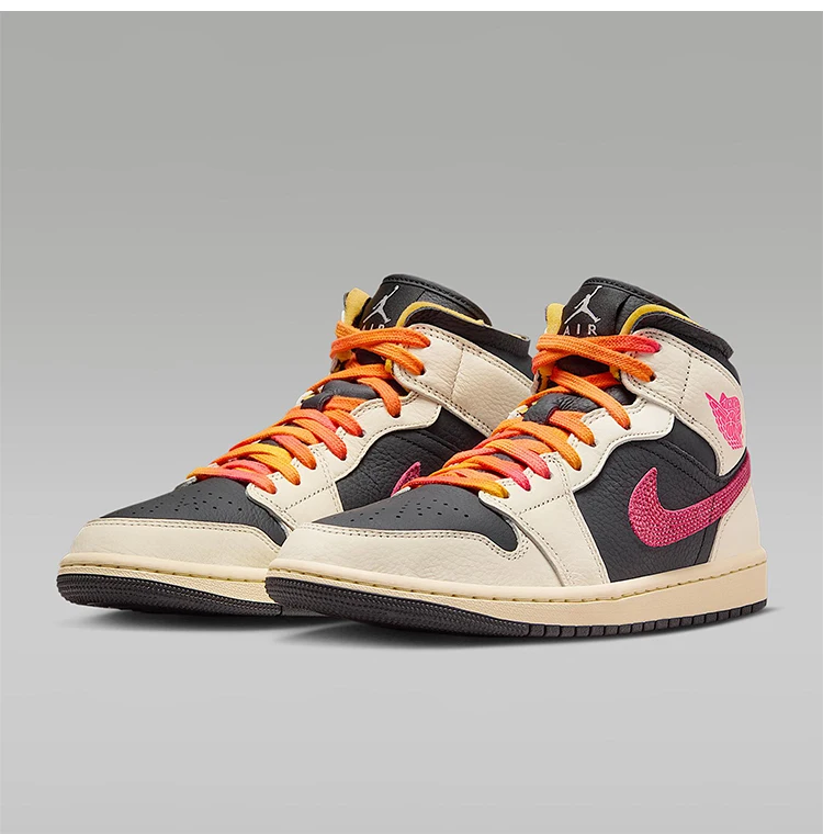 Nike Authentic JORDAN Damen High-Top-Schnürschuhe, verschleißfeste, lässige Sportschuhe IB7007-107 – Detail 2