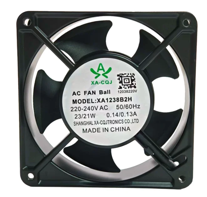 

XA-CQJ XA1238B2H AC 220-240V 0.14A 120x120x38mm 2-Wire Server Cooling Fan