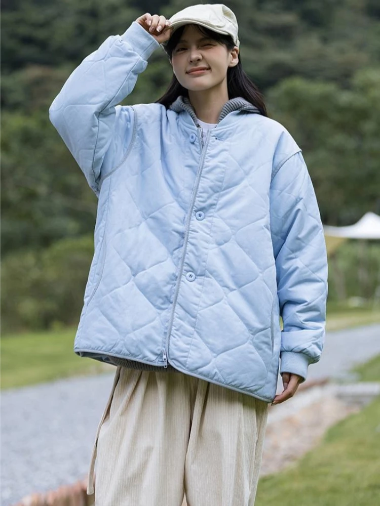 

2025 Autumn and Winter Thickened Warm Coat Loose Winter Korean Style Fashion Versatile Hot Selling Outerwear