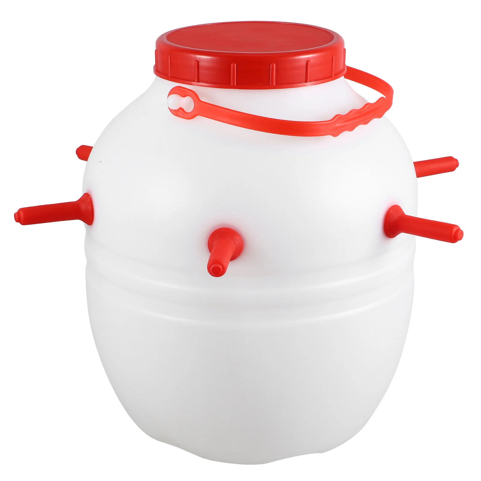 

Silicone Lamb Feeder Thickened Plastic Bottle 8L Capacity Feeding Pot for Sheep Goats Dogs Pigs Donkeys Horse Lamb Feeding